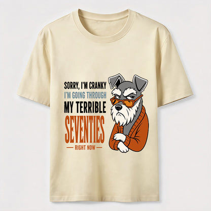 Terrible Seventies Cranky Schnauzer T-Shirt