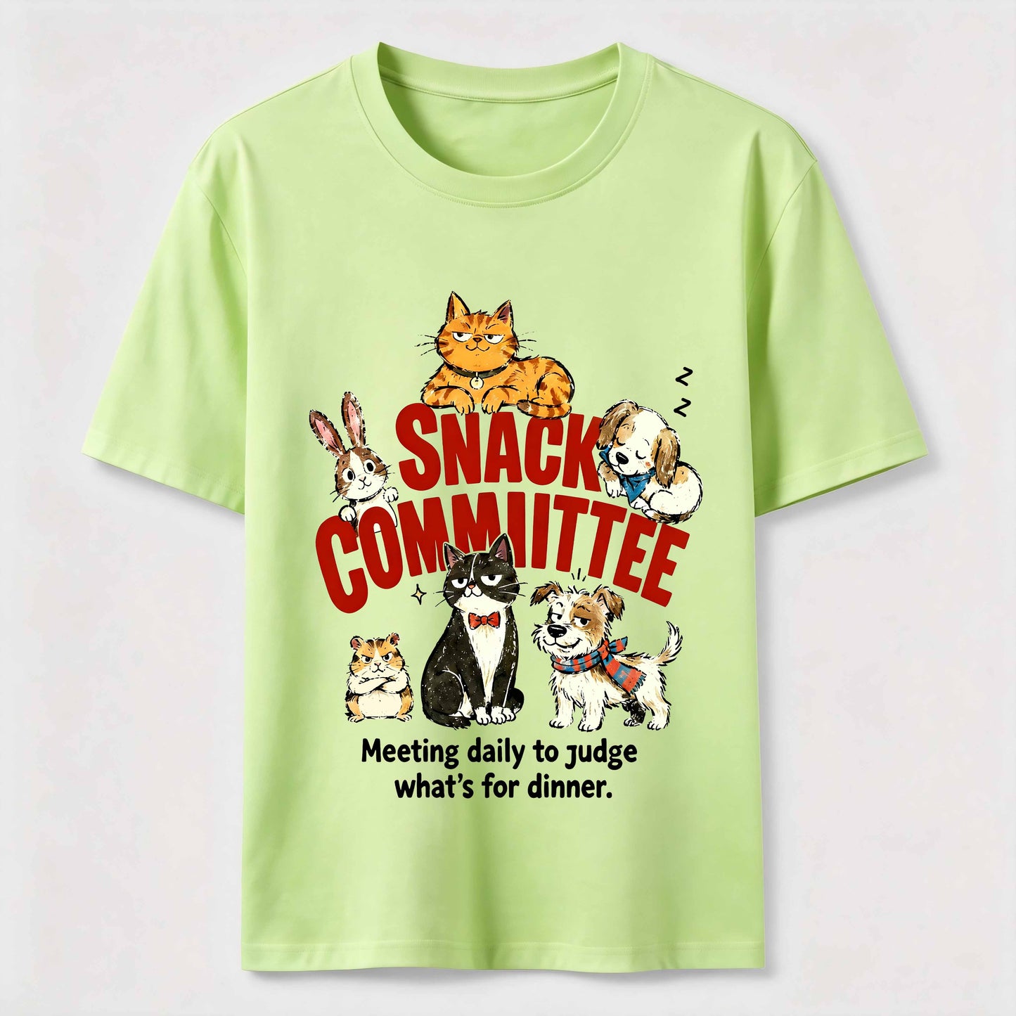 Pet Dinner Committee Humor T-Shirt