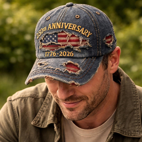 USA 250th Anniversary Hat 1776-2026, American Flag Independence Day Cap LM32 669029