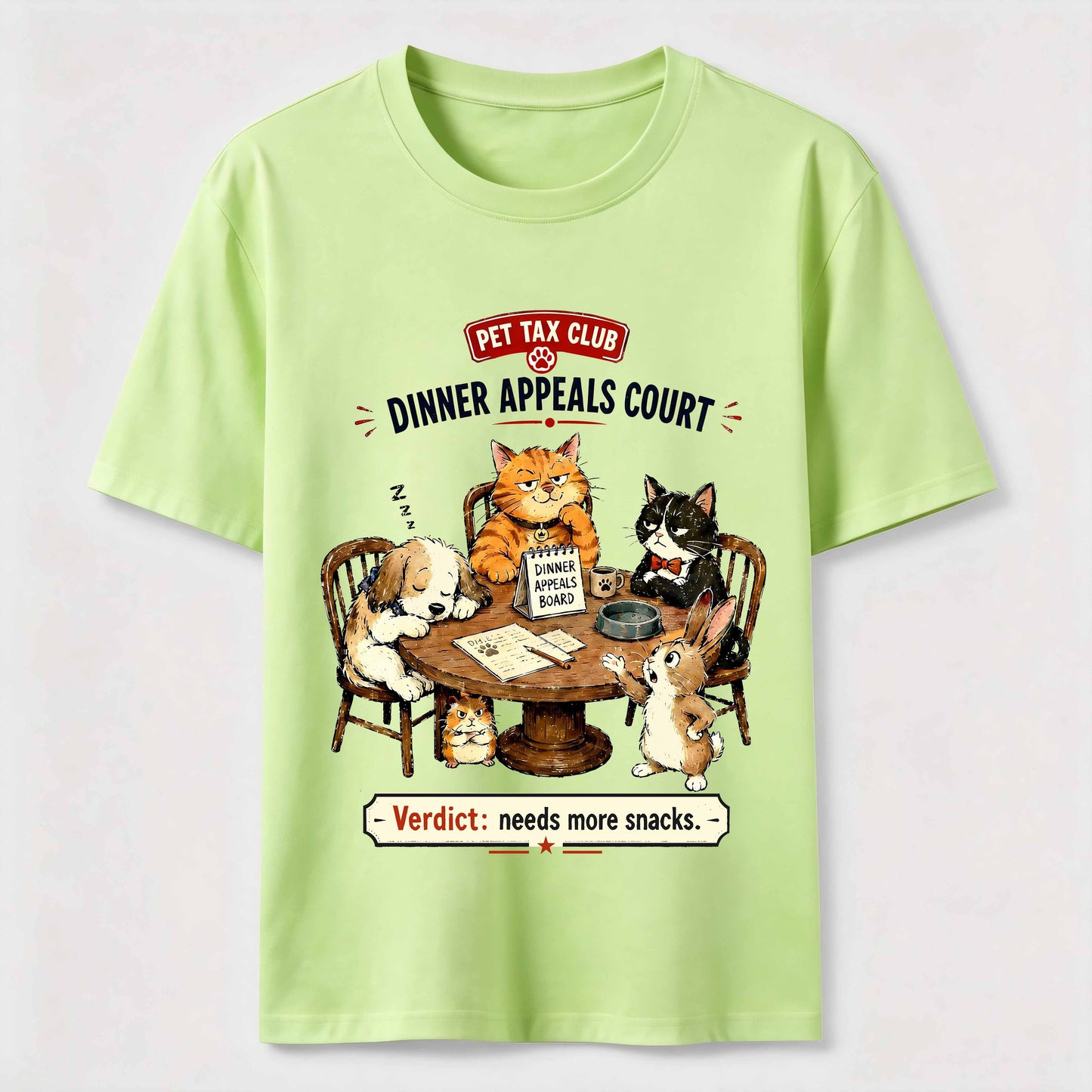 Pet Dinner Review Board T-Shirt