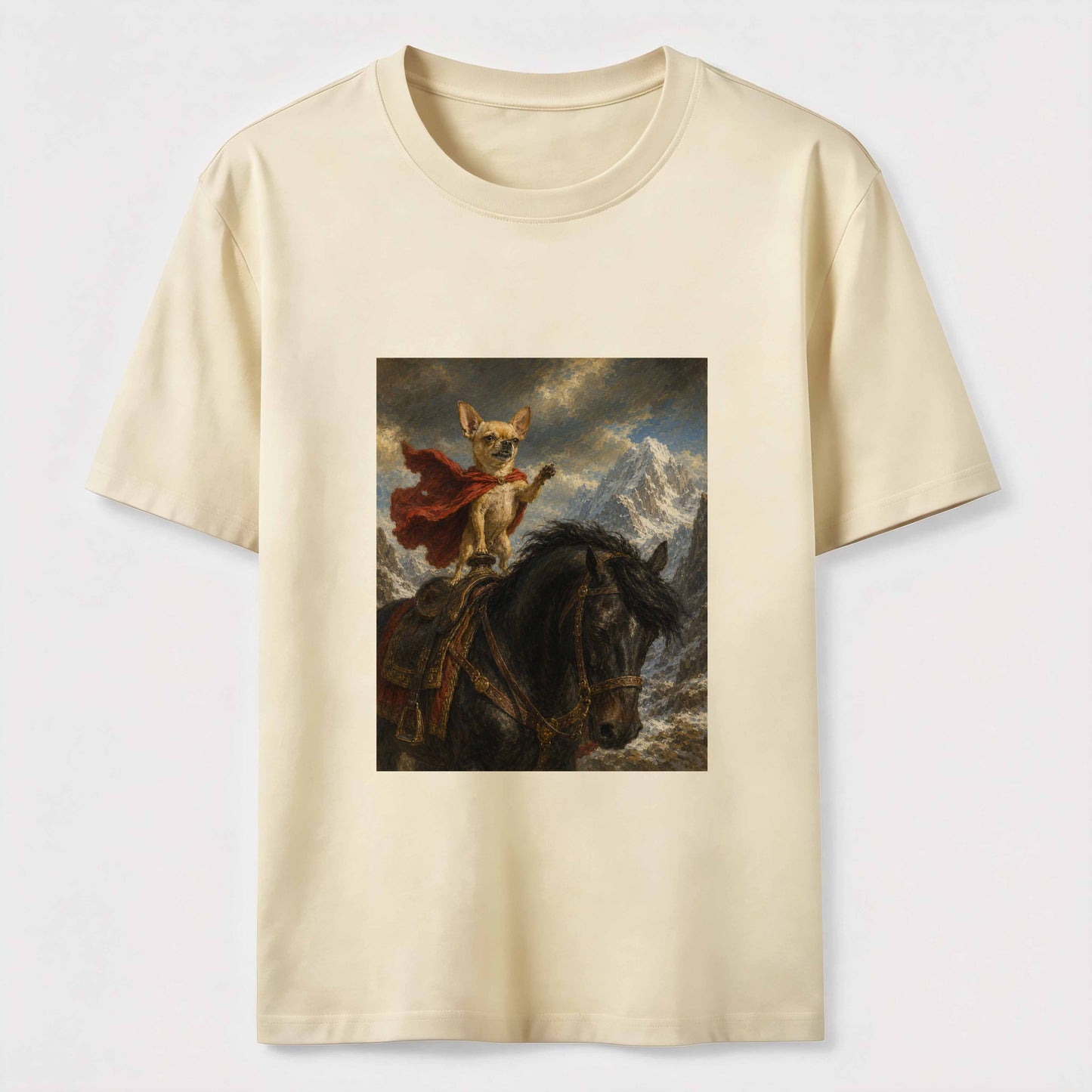 Brave Chihuahua Horseback Tee