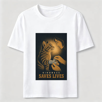 Every Paw Deserves Love – Cat Lover Graphic Tee