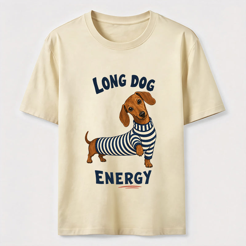 Long Dog Energy Dachshund Tee