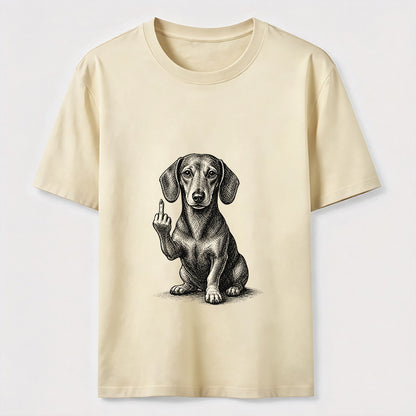 Sarcastic Wiener Dog Attitude Graphic Tee