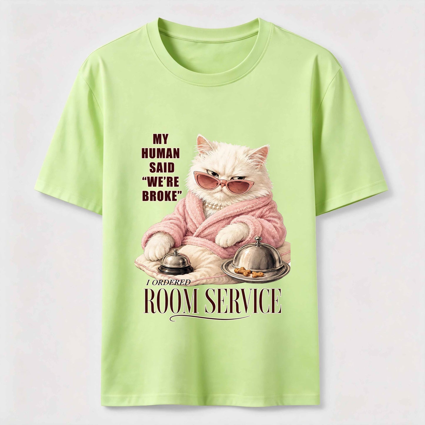 Room Service Luxury Cat T-Shirt