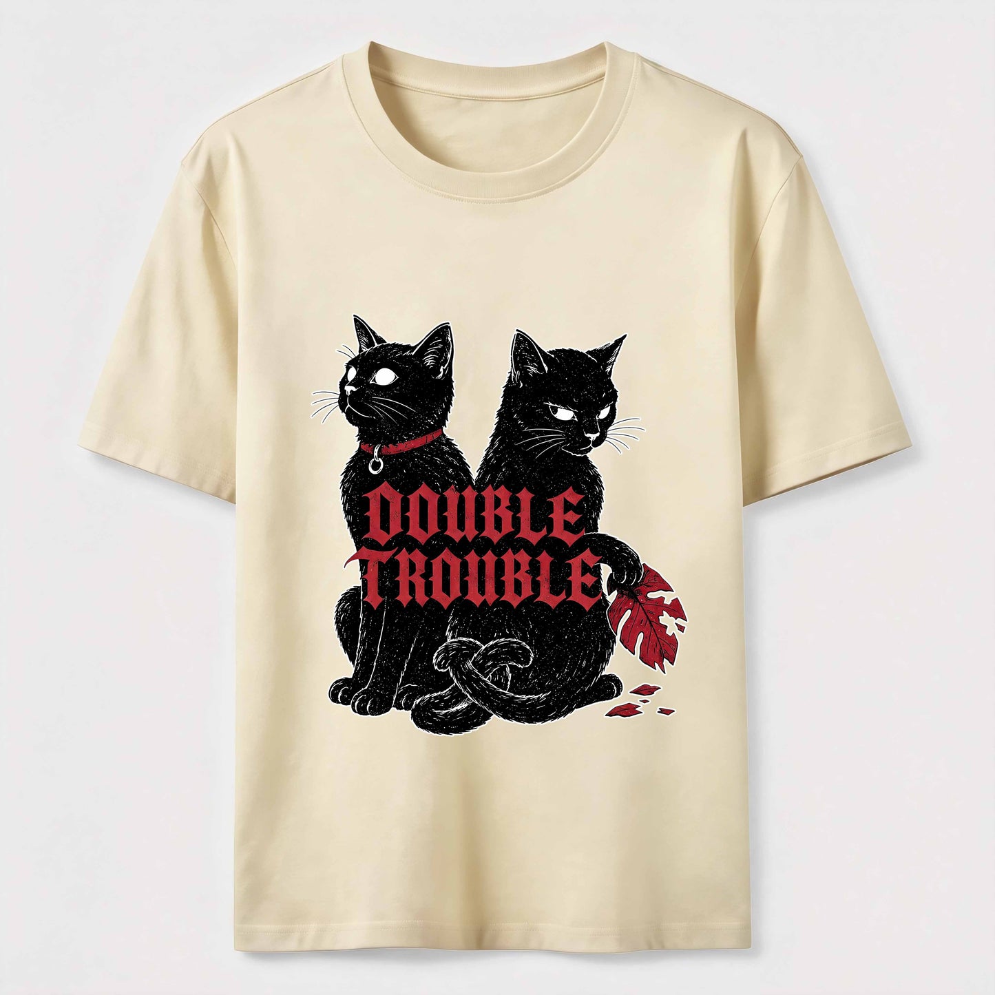 Double Trouble Black Cat Tee