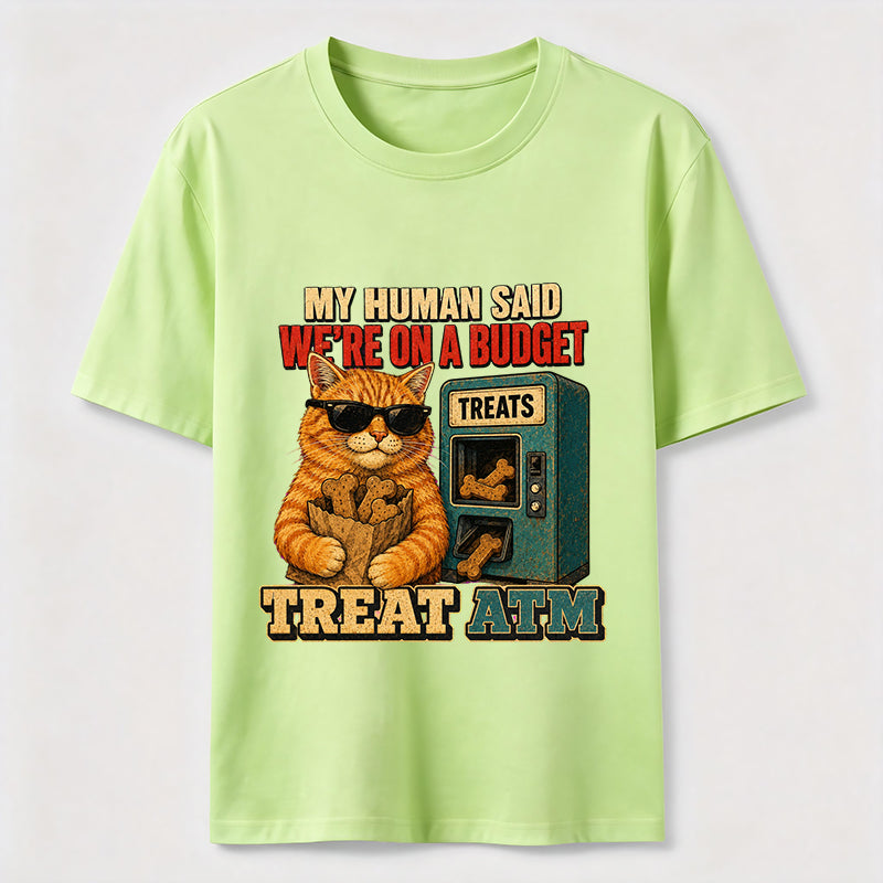 Cat Treat Dispenser Humor T-Shirt