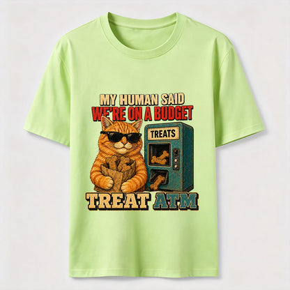 Cat Treat Dispenser Humor T-Shirt