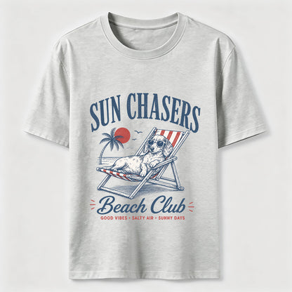 Sun Chasers Beach Dog Tee