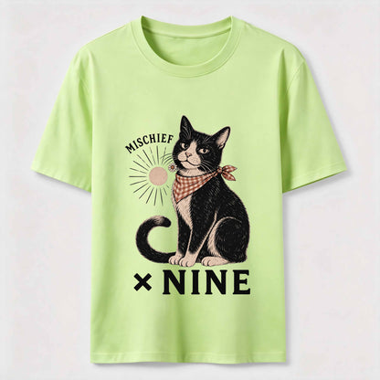 Mischief Times Nine Cat Tee
