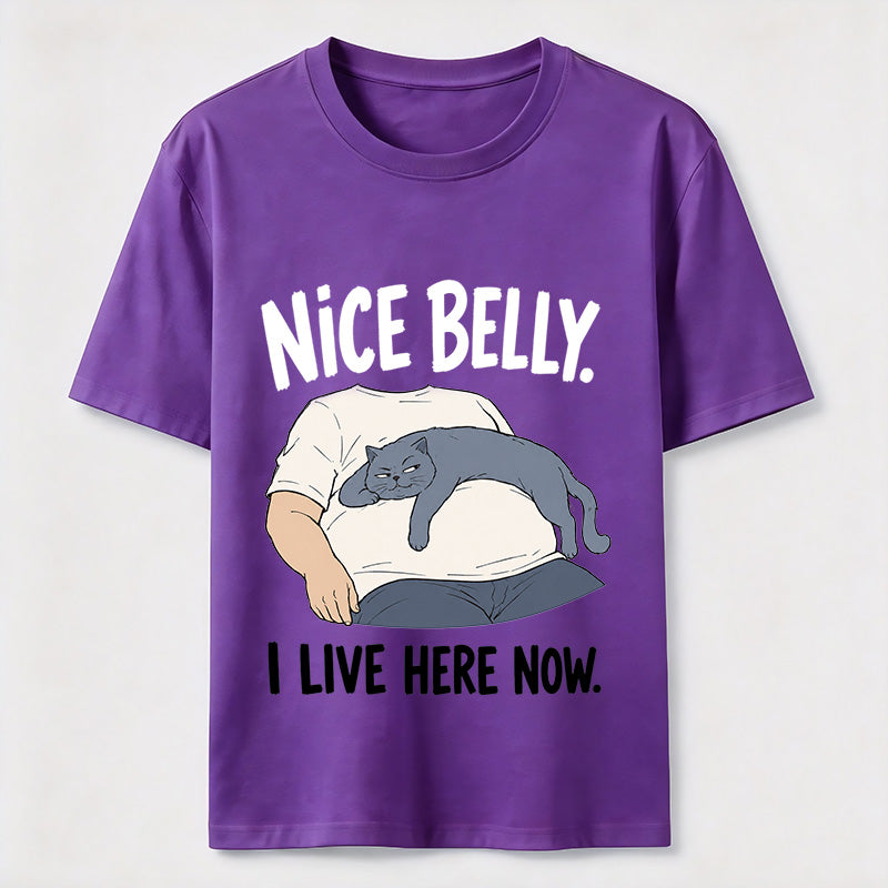 Belly Tenant Cat T-Shirt