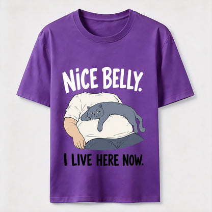 Belly Tenant Cat T-Shirt