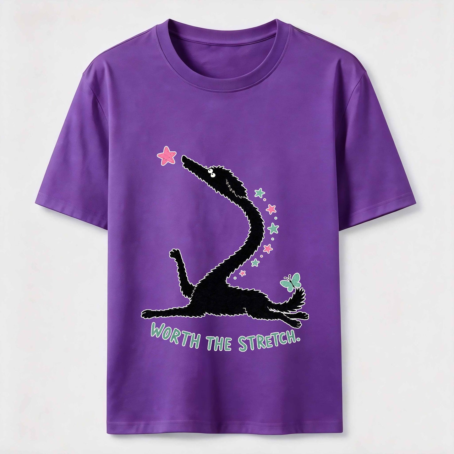 Worth The Stretch Dog Tee