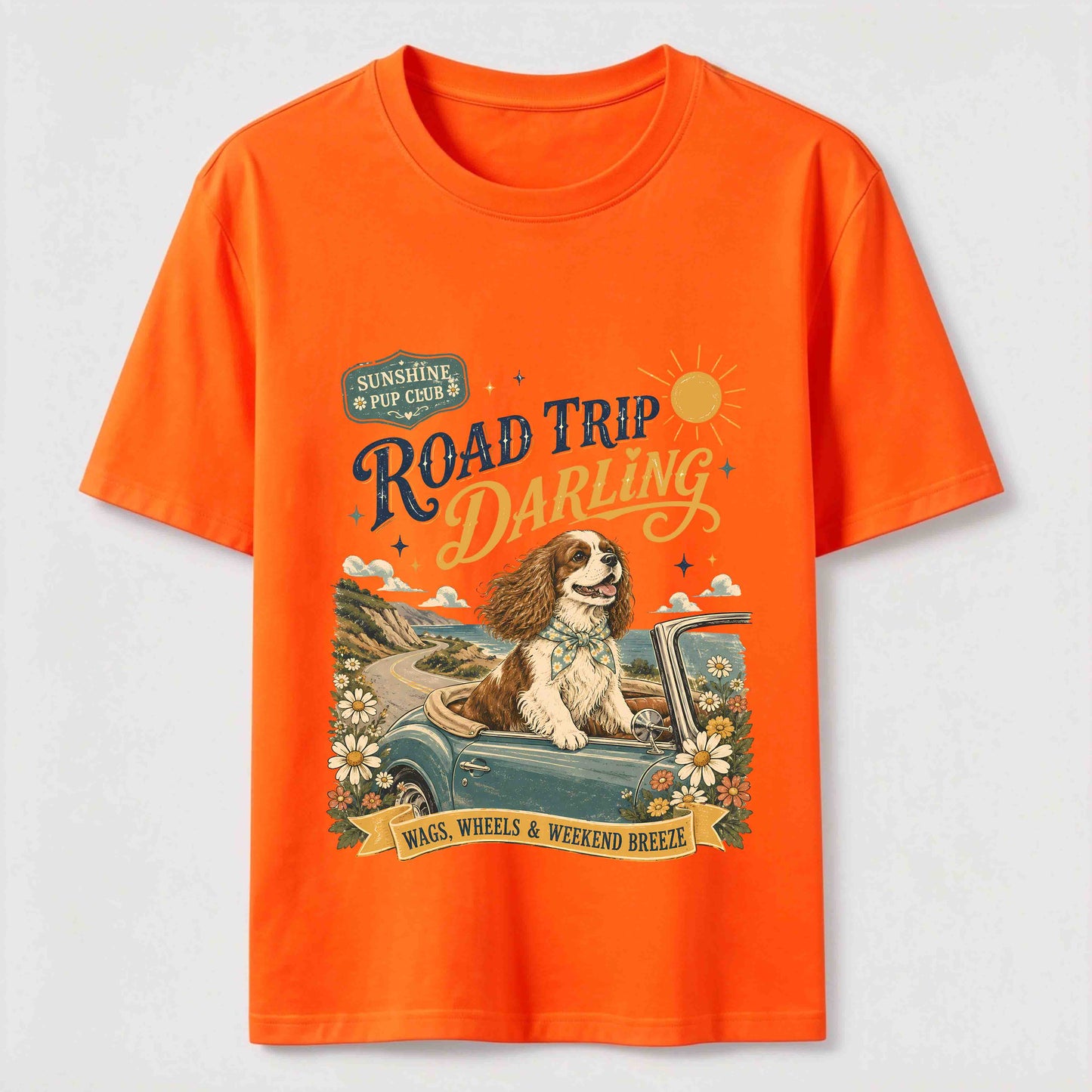 Road Trip Darling Dog Tee
