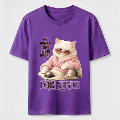 Room Service Luxury Cat T-Shirt