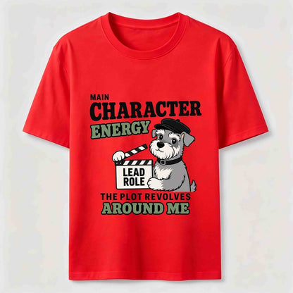 Main Character Dog Funny Schnauzer T-Shirt