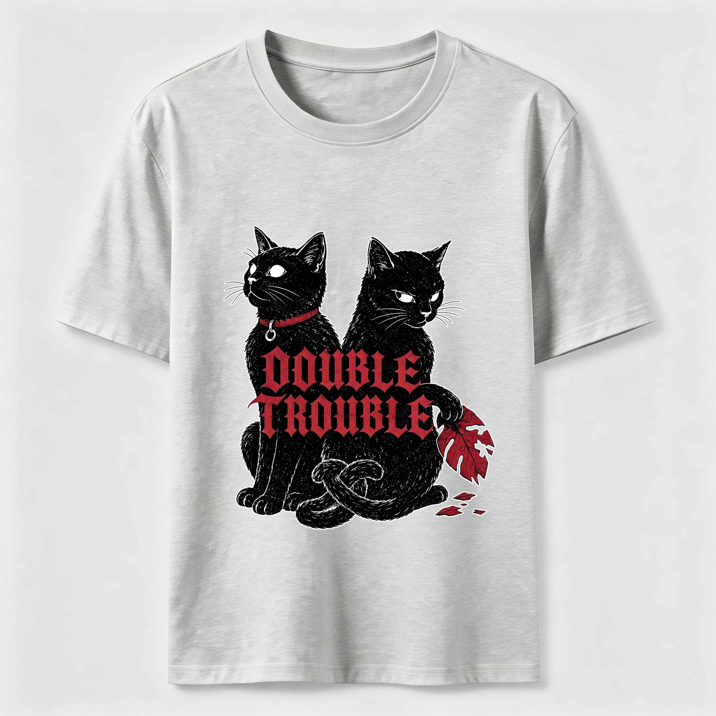 Double Trouble Black Cat Tee