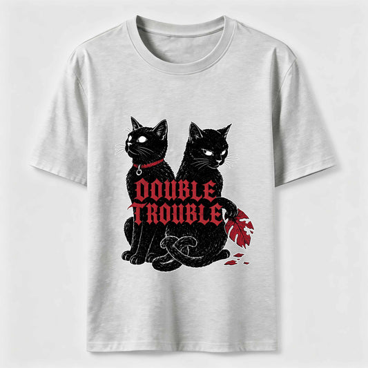 Double Trouble Black Cat Tee