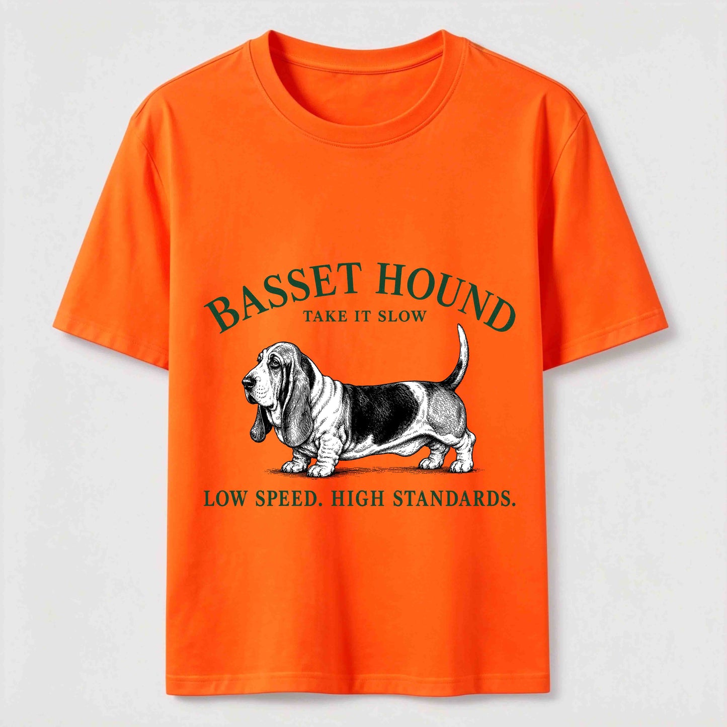 Take It Slow Basset Hound Tee