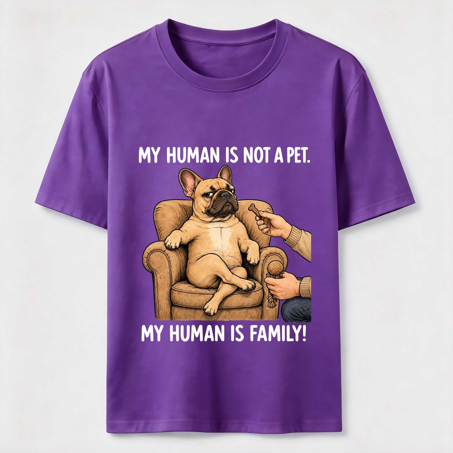 My Human Is Family Frenchie Tee