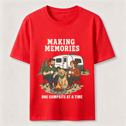 Making Memories Camping with My Dog T-Shirt