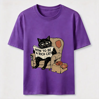 How to Be a Rich Cat T-Shirt