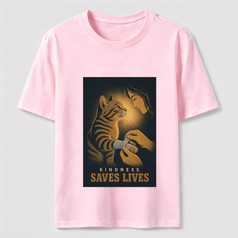 Every Paw Deserves Love – Cat Lover Graphic Tee