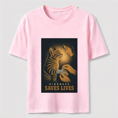 Every Paw Deserves Love – Cat Lover Graphic Tee