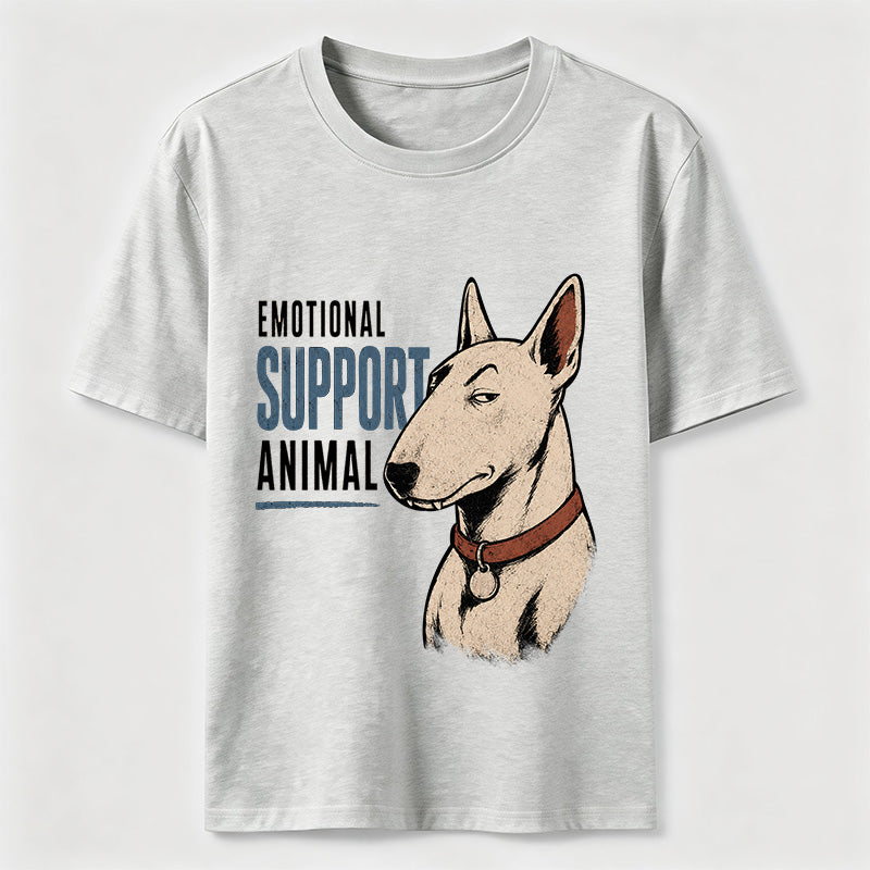 Emotional Support Bull Terrier T-Shirt
