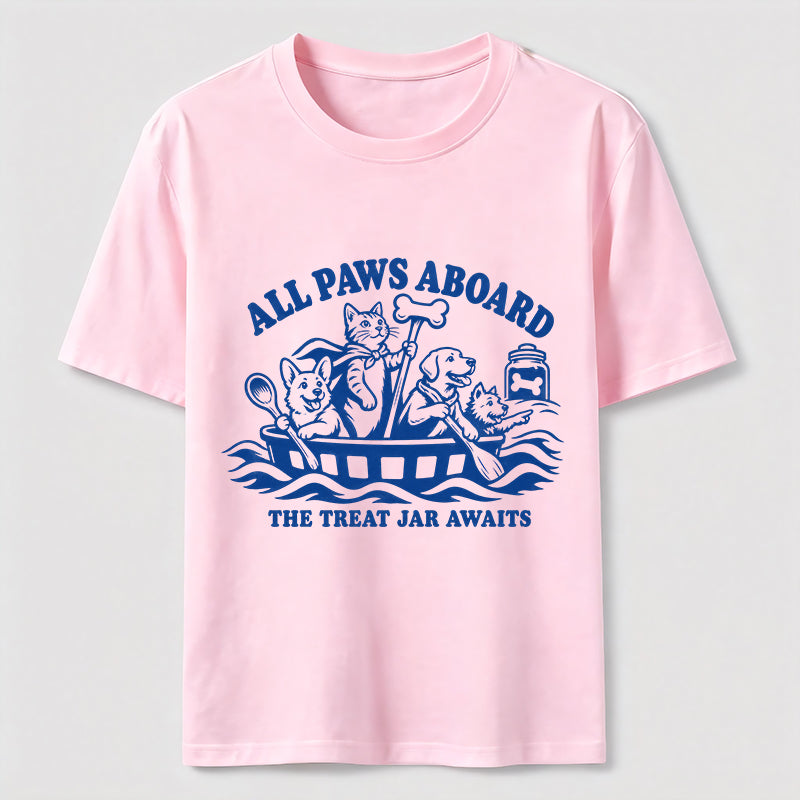 All Paws Aboard Pet Crew T-Shirt