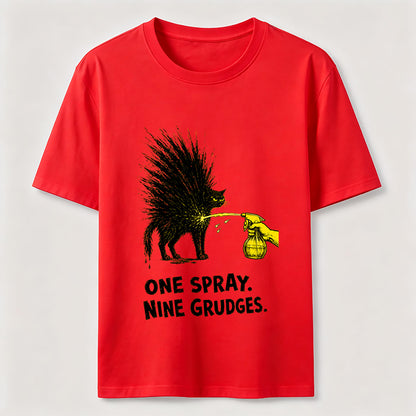 One Spray Nine Grudges Cat Tee