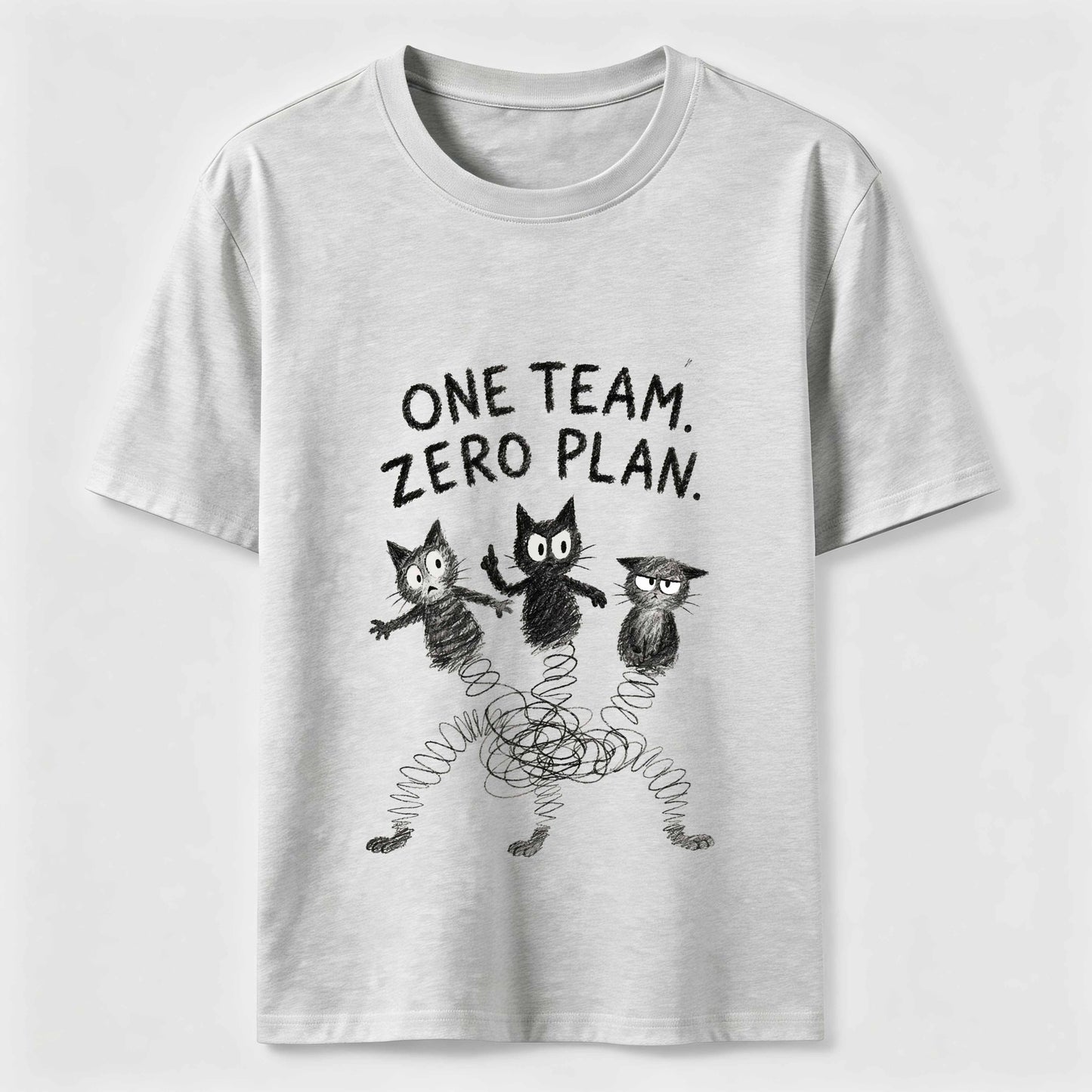 One Team Zero Plan Cat Tee
