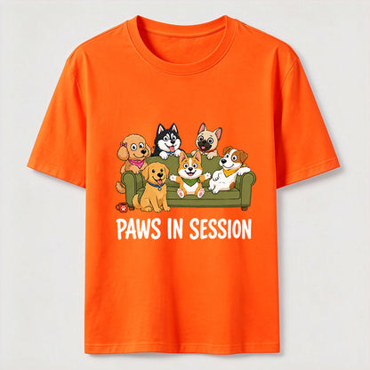 Paws In Session Pet Crew Tee
