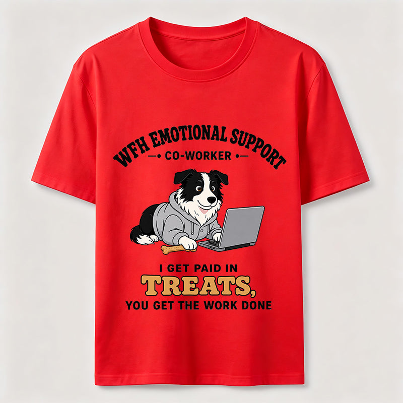 WFH Dog  Funny Emotional Support  T-Shirt