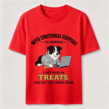 WFH Dog  Funny Emotional Support  T-Shirt