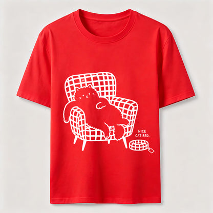 Reserved For The Lazy Cat Lover Graphic Tee