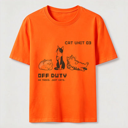 Off Duty Cat Unit Tee