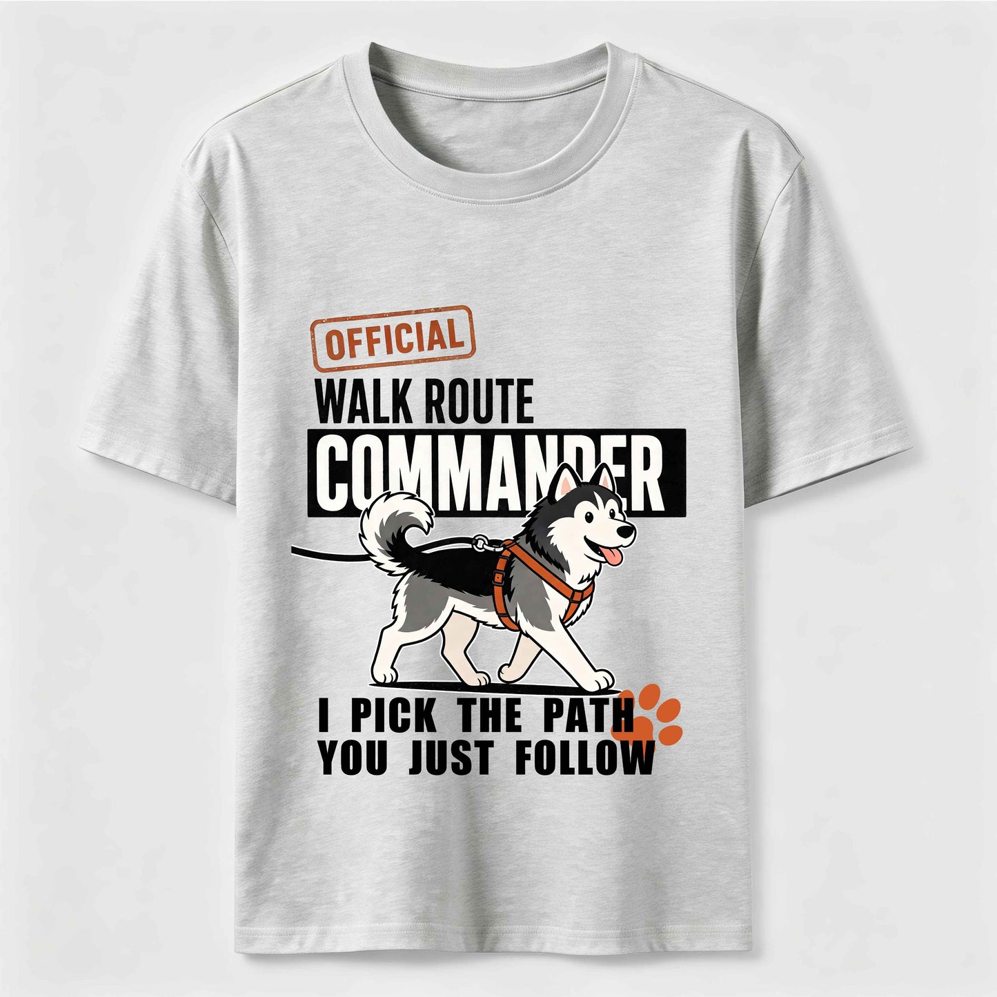 Husky Walk Commander T-Shirt