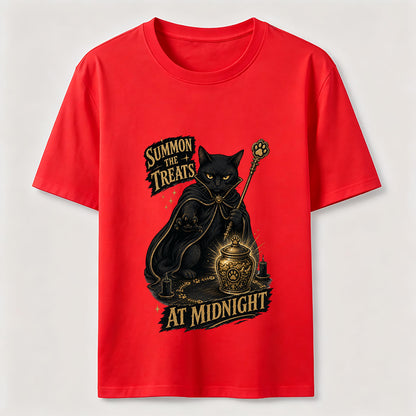 Midnight Treat Summoner Black Cat Tee