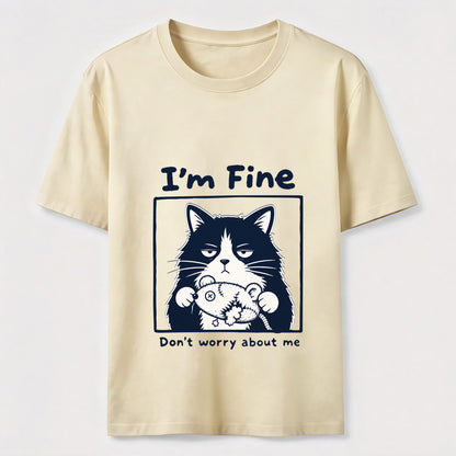 I'm Fine Grumpy Cat T-Shirt