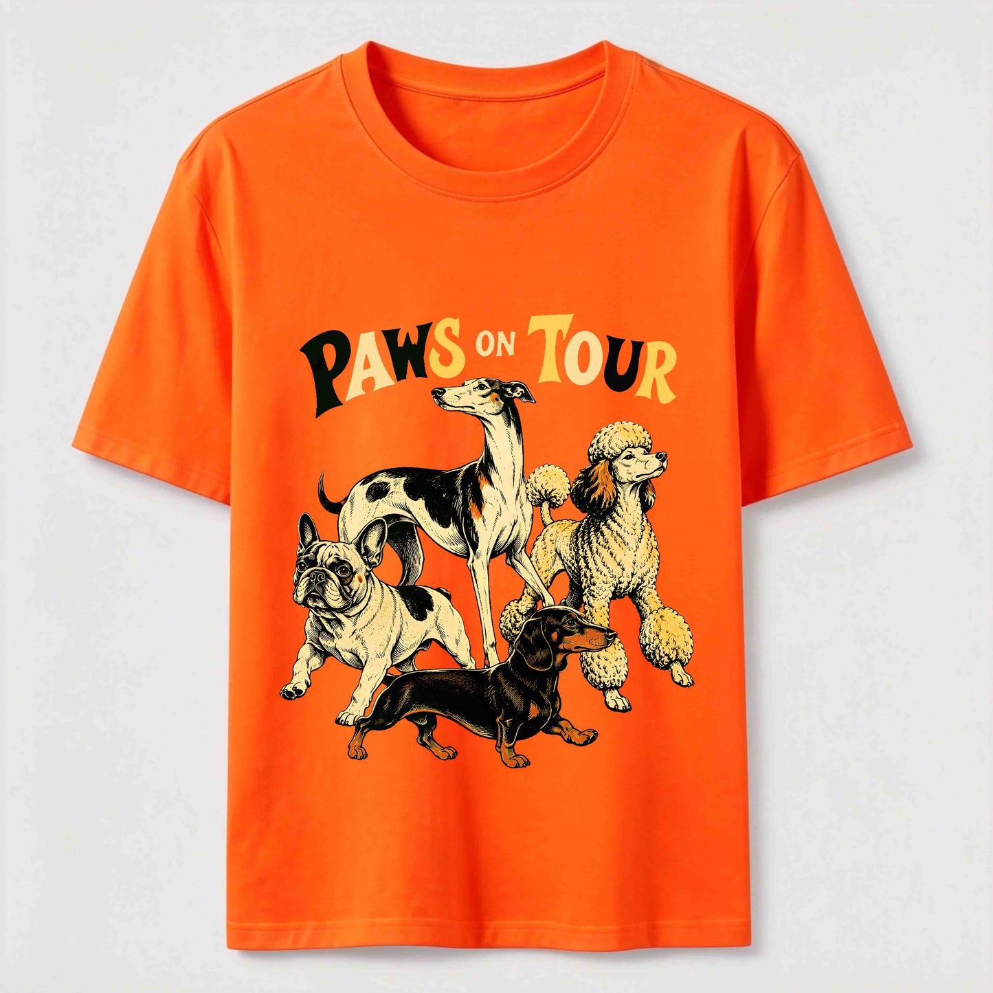 Dog Pack Road Trip Graphic T-Shirt