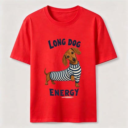 Long Dog Energy Dachshund Tee
