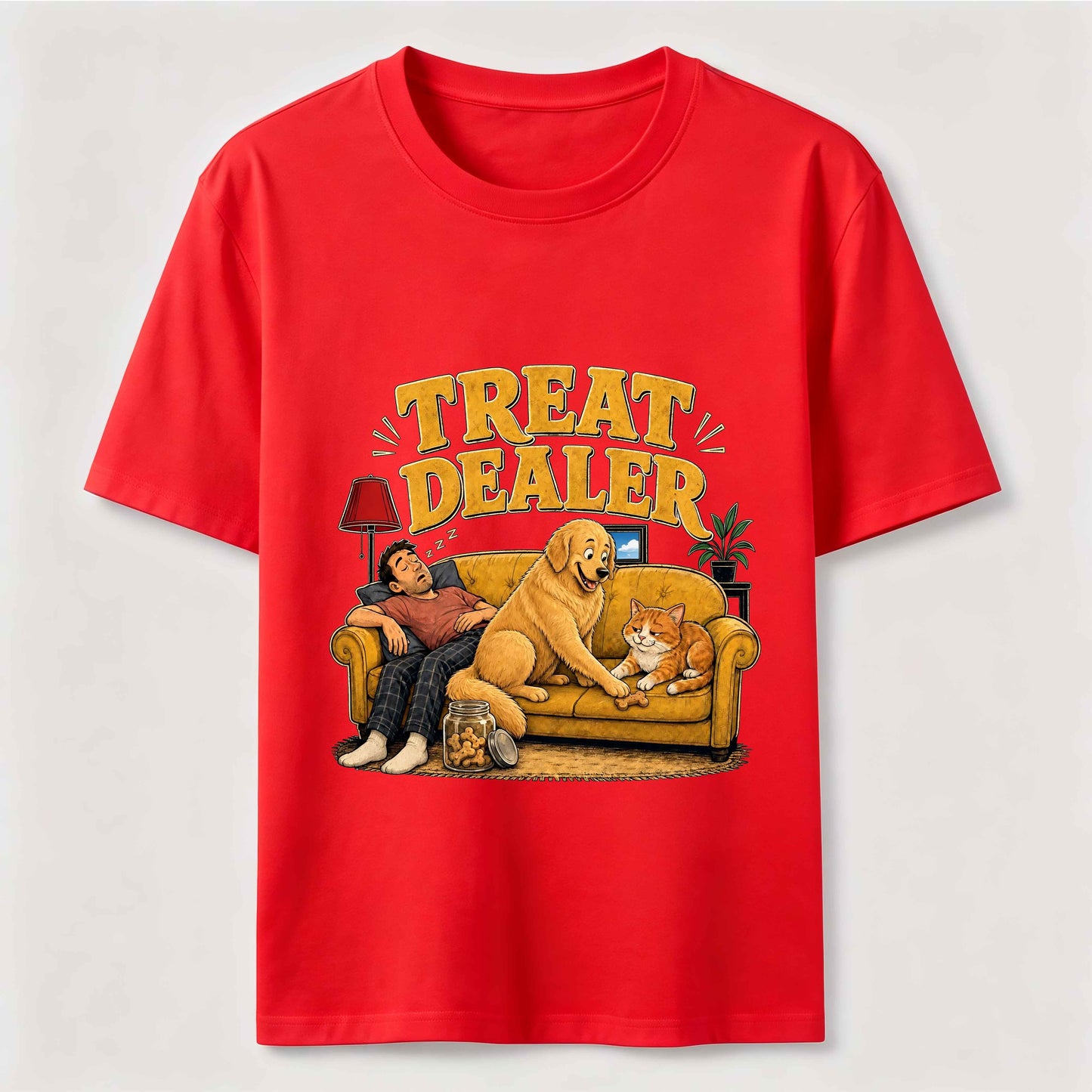 Funny Dog & Cat Parent Graphic Tee for Pet Lovers