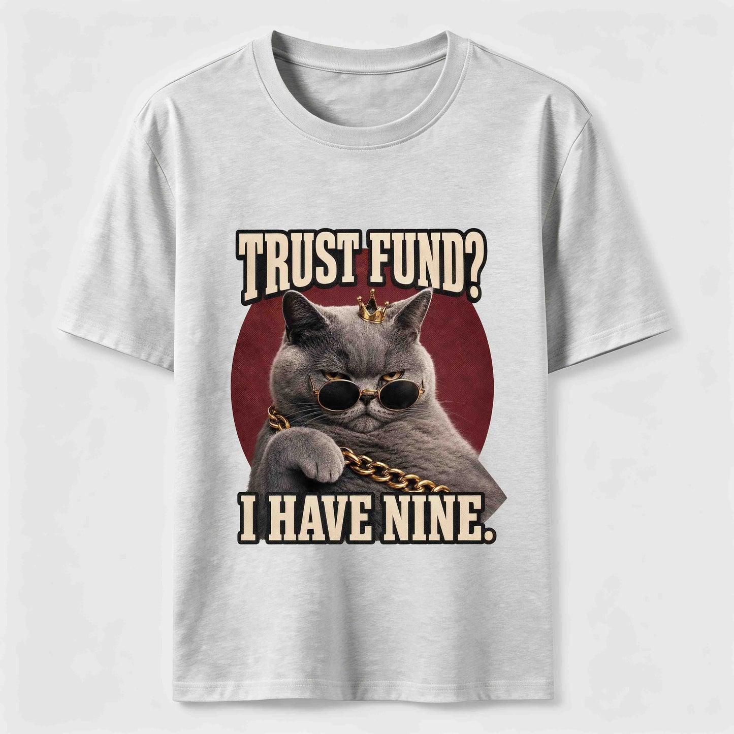 Trust Fund Nine Lives Cat Tee