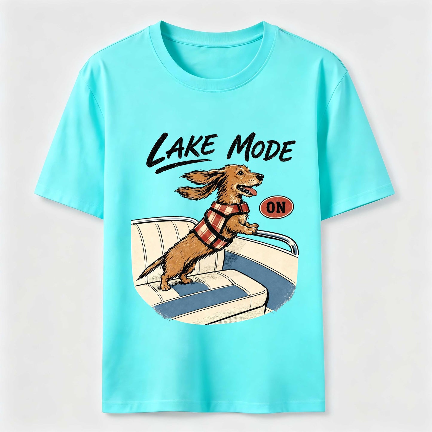 Lake Mode Dachshund Dog Tee