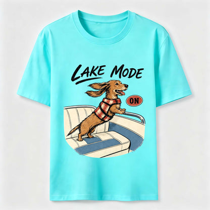 Lake Mode Dachshund Dog Tee