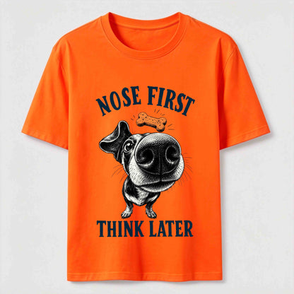 Nose First Dog Tee