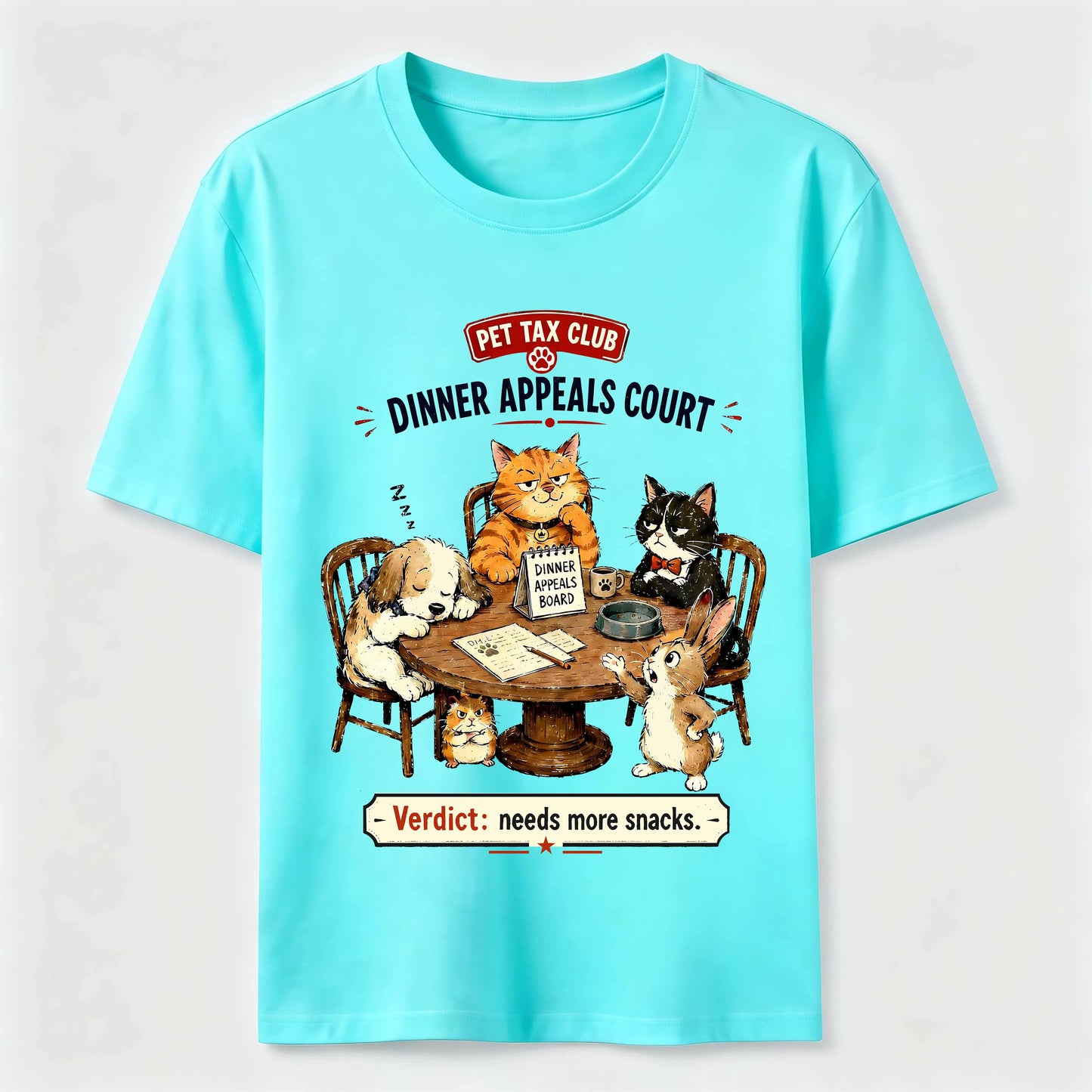 Pet Dinner Review Board T-Shirt