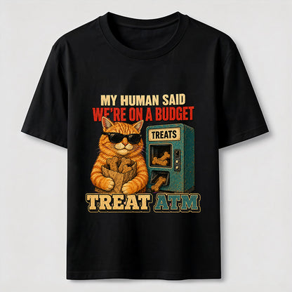 Cat Treat Dispenser Humor T-Shirt