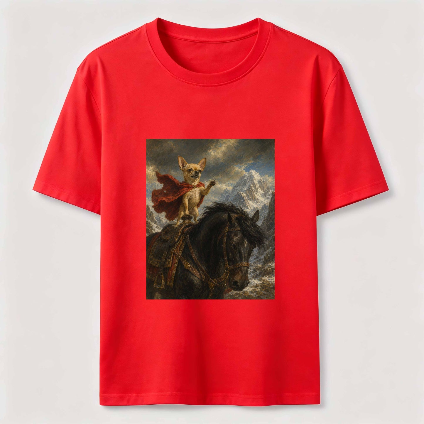 Brave Chihuahua Horseback Tee